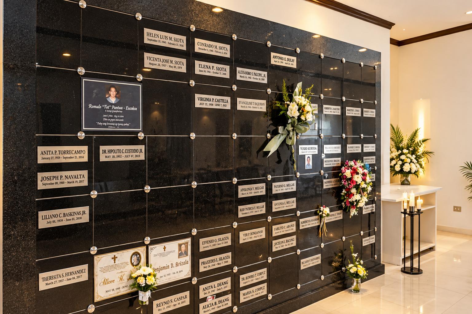 Indoor Columbarium at Heaven's Garden Memorial Park - Los Banos