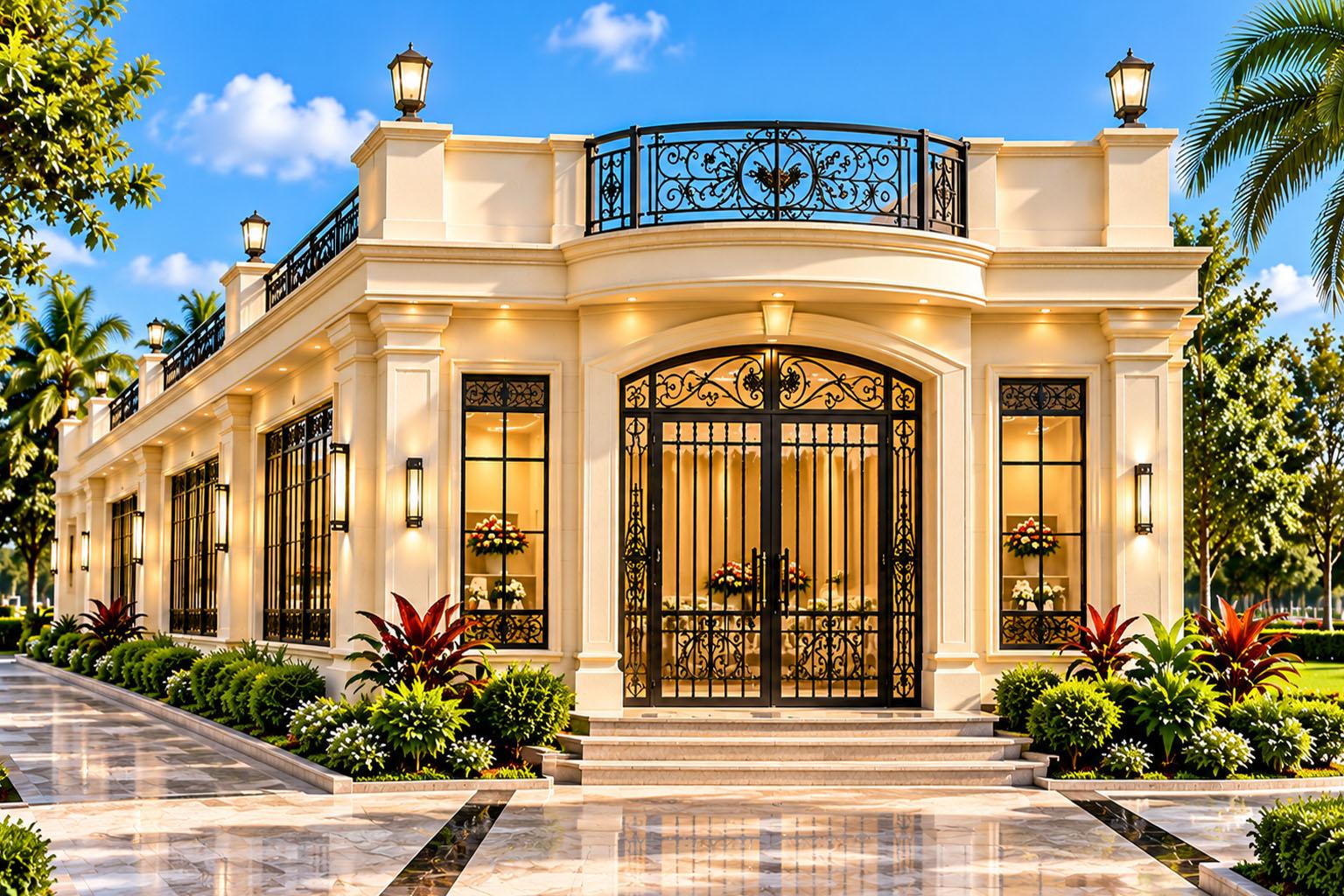 Presidential Estate frontal view